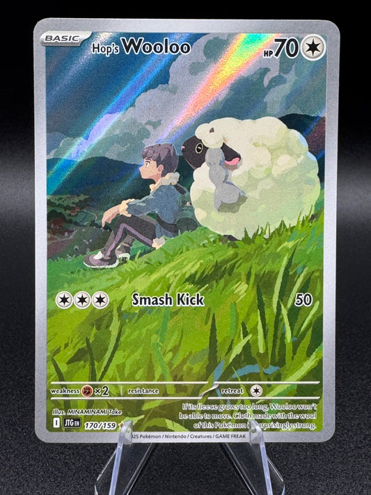 Hop's Wooloo 170/159 Illustration Rare - Journey Together - Pokemon Card NM/M