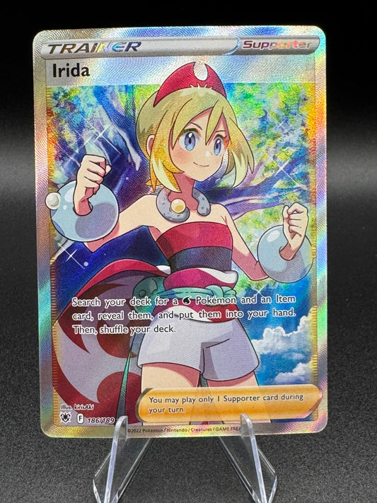 Holo Irida (Full Art) 186/189 Ultra Rare Astral Radiance Pokemon TCG NM/M