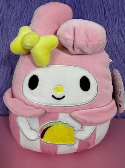 Squishmallows Sanrio My Melody Taco 9" Plush Stuffed Animal NWT
