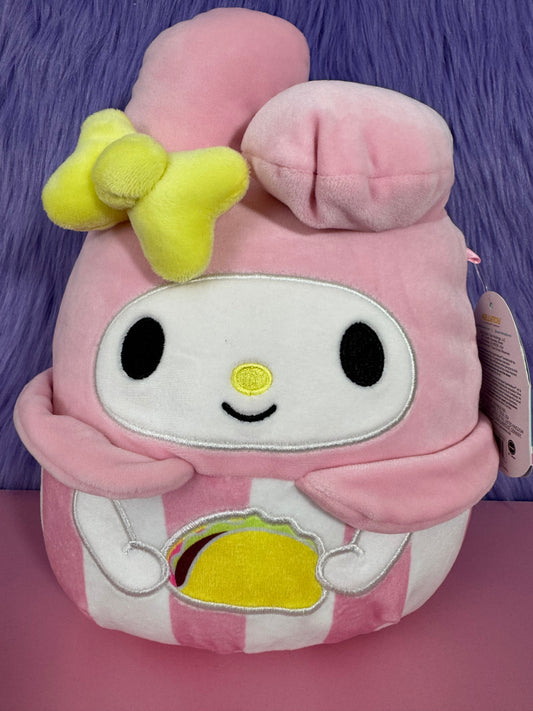 Squishmallows Sanrio My Melody Taco 9" Plush Stuffed Animal NWT