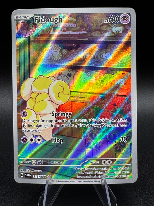 Pokémon TCG FIdough 213/198 Illustration Rare Scarlet and Violet Base Set NM/M