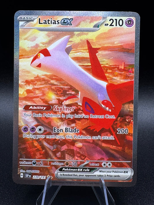 Latias EX - 239/191 - Special Illustration Rare - Surging Sparks - Pokemon NM/M