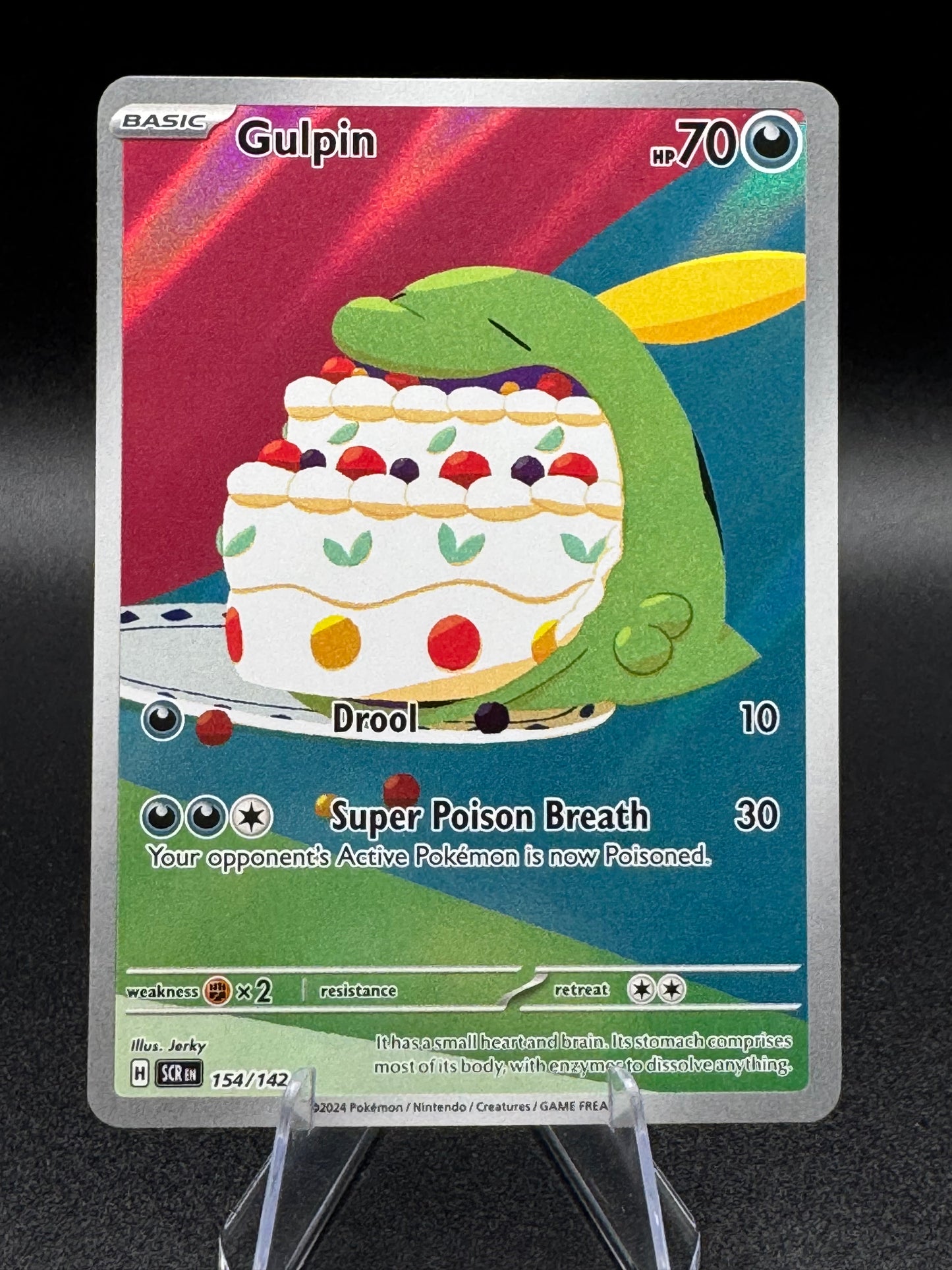 Gulpin #154/142 [Illustration Rare]- Stellar Crown - Pokémon TCG - NM