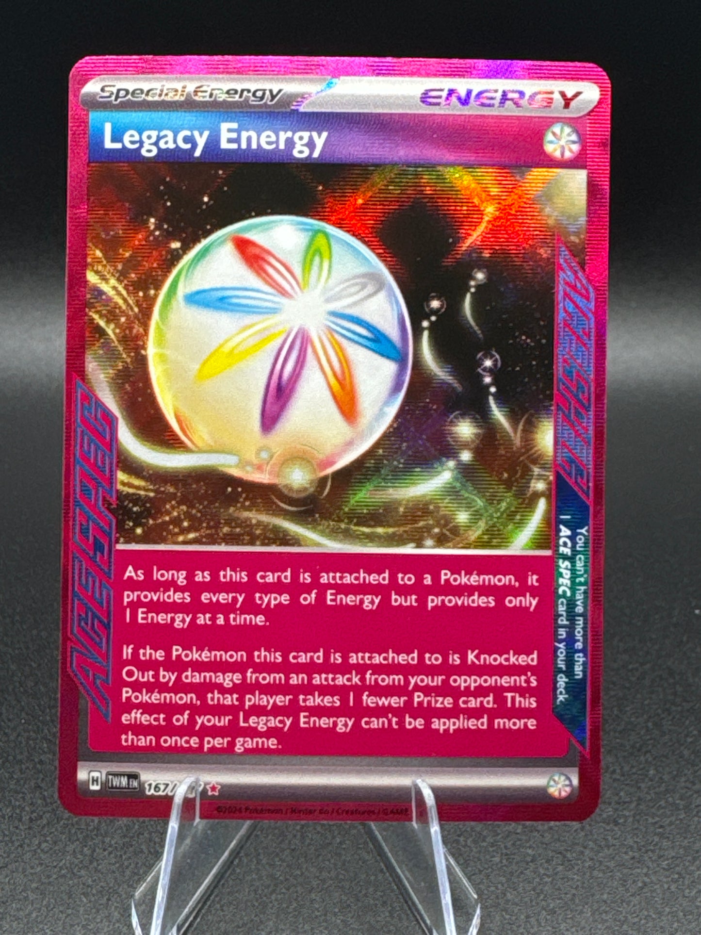 Legacy Energy 167/167 Twilight Masquerade Ace Spec Rare Pokemon TCG NM