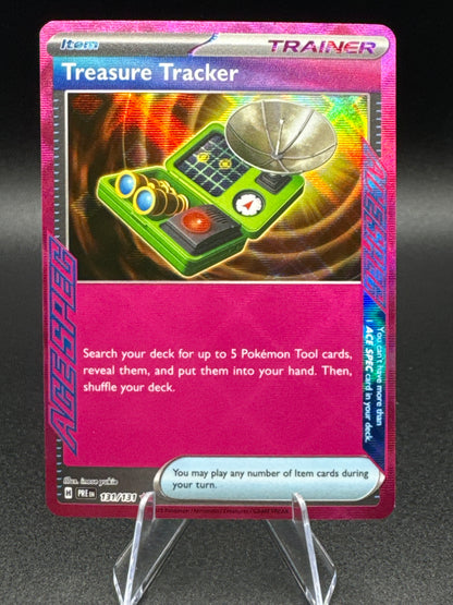 Treasure Tracker ACE SPEC NM 131/131 SV: Prismatic Evolutions Pokemon NM/M