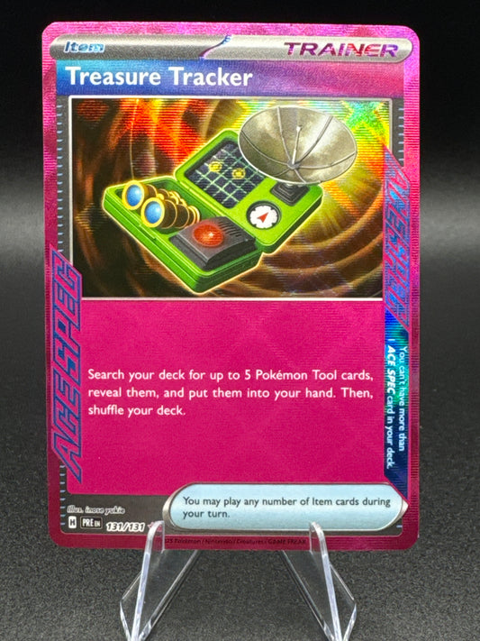 Treasure Tracker ACE SPEC NM 131/131 SV: Prismatic Evolutions Pokemon NM/M