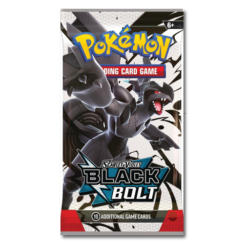 Black Bolt Booster Pack - SV: Black Bolt - JoWiGlitter Live Breaks