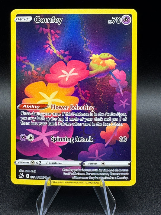 Pokemon Comfey GG14 Crown Zenith Galarian Gallery Ultra Rare Holo NM - Single