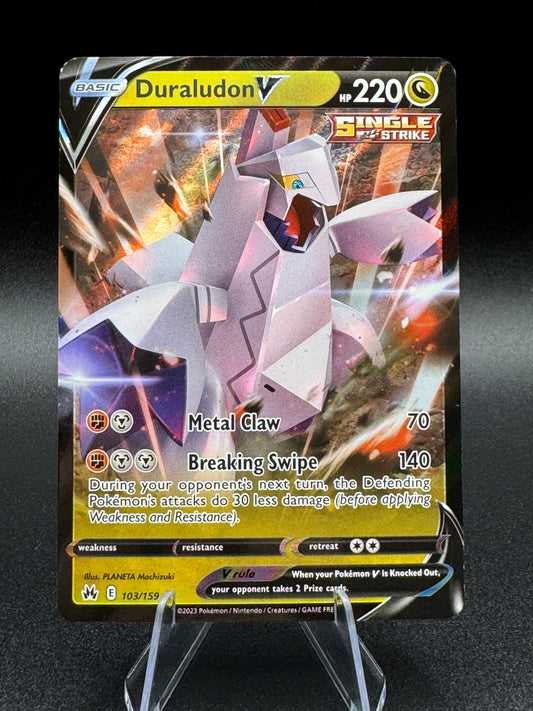 Pokemon Crown Zenith Duraludon V Ultra Rare Card 103/159 NM
