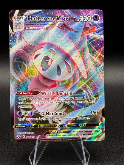 Hatterene VMAX 066/159 SWSH: Crown Zenith Holo Pokémon TCG NM/M - Single