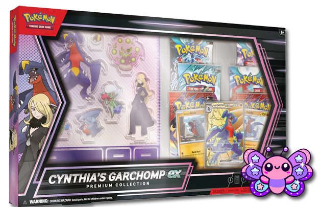 Cynthia's Garchomp EX Premium Collection Box - JoWiGlitter Live Breaks
