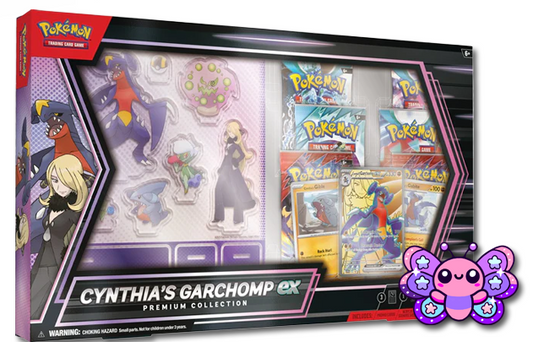 Cynthia's Garchomp EX Premium Collection Box - JoWiGlitter Live Breaks