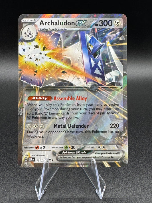 Archaludon ex - 130/191 - Surging Sparks Double Rare - Pokemon TCG - NM