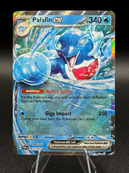 Palafin Ex 061/167 - Twilight Masquerade - Double Rare - Pokémon TCG - NM/M