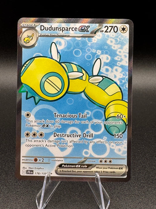 Dudunsparce ex 178/159 Sv09: Journey Together Full Art Holo Pokemon TCG NM/M