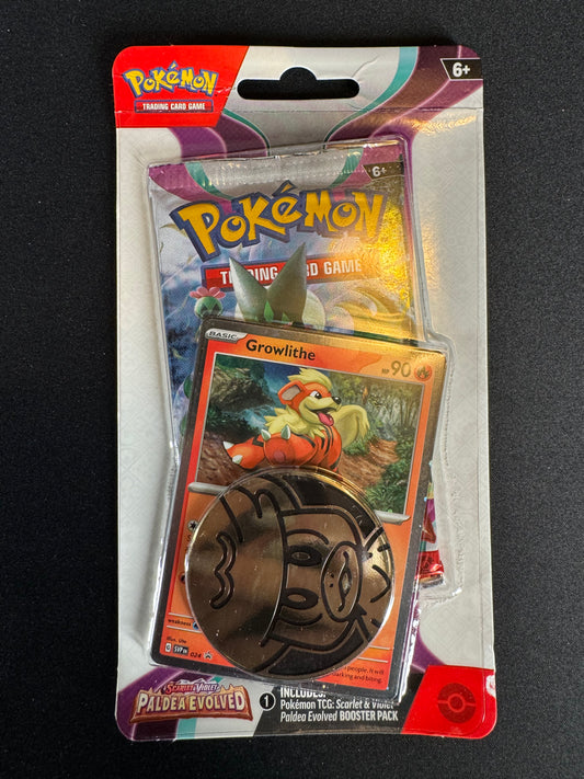 Paldea Evolved Single Pack Blister [Growlithe] - SV02: Paldea Evolved (PAL)