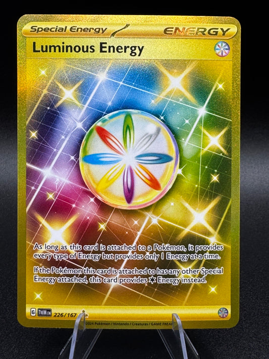 Pokémon Cards Luminous Energy 226/167 Gold Rare Twilight Masquerade - (NM)