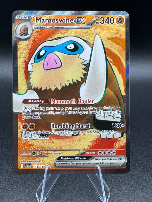 Pokémon Mamoswine EX Full Art 174/159 Journey Together Ultra Rare NM