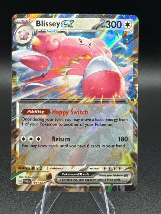 Blissey ex 134/167 Double Rare SV Twilight Masquerade Pokemon English NM