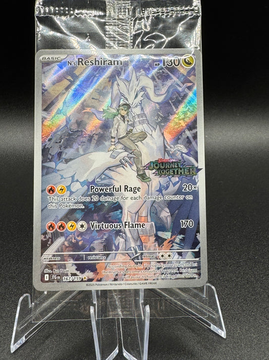 Pokemon TCG - Journey Together - N's Reshiram (167/159) Enhanced Stamped Sealed