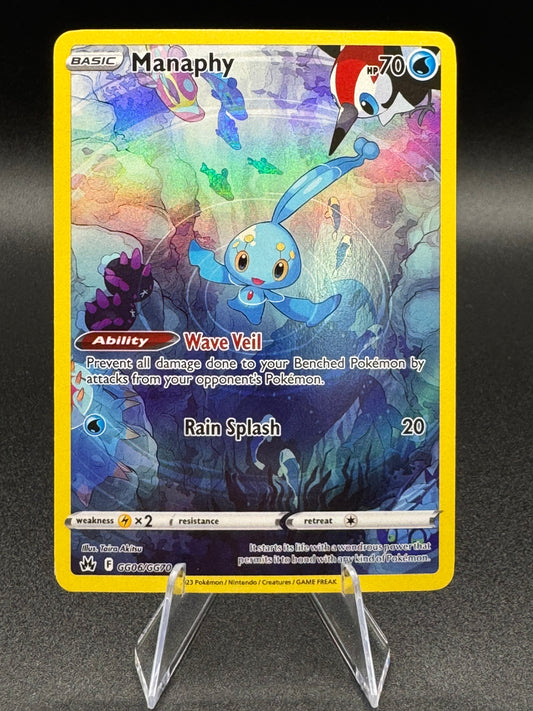 2023 Pokemon SWSH Crown Zenith Manaphy Galarian Gallery Ultra Rare #GG06/GG70 NM