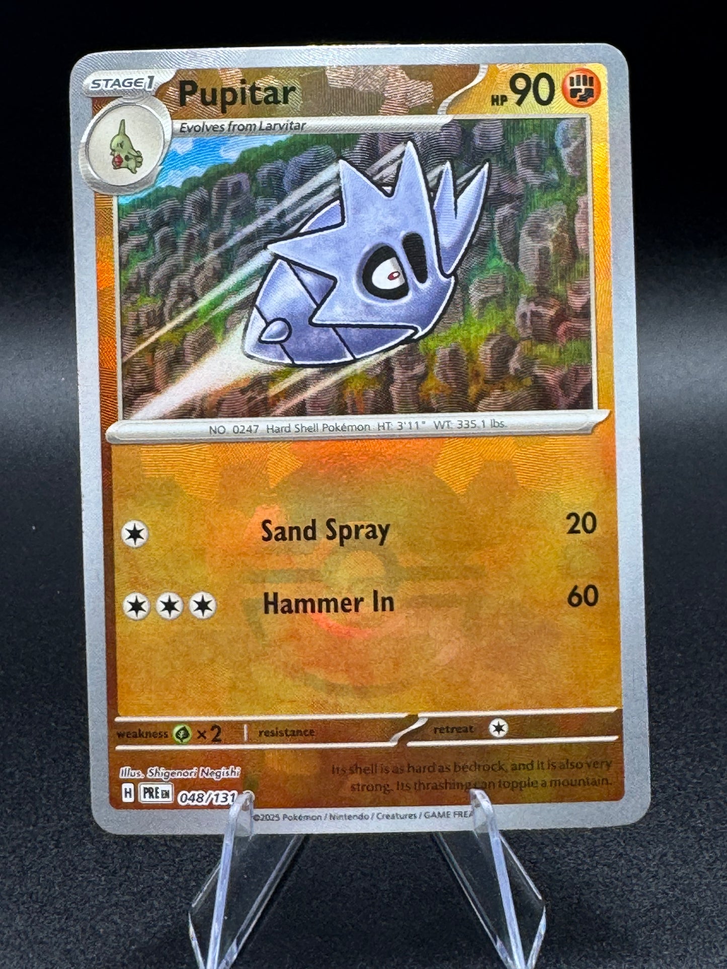Pokémon TCG Pupitar #48/131 Pokeball Prismatic Evolutions S&V NM/M