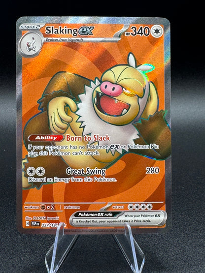 Pokemon - Slaking ex - 227/191 - Surging Sparks - Holo - Ultra Rare NM