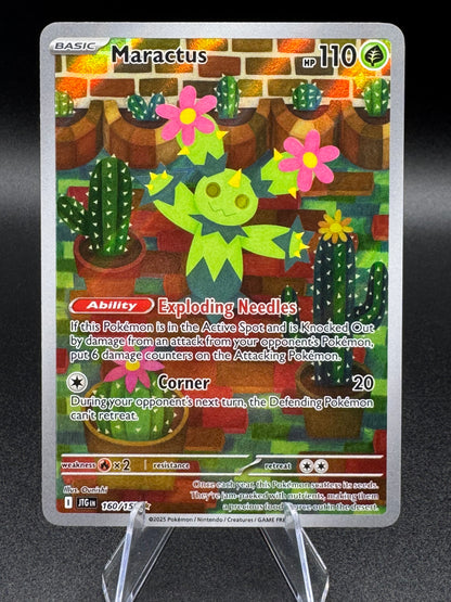Pokemon TCG - Maractus Illustration Rare 160/159 - Scarlet & Violet: Journey Together NM/M
