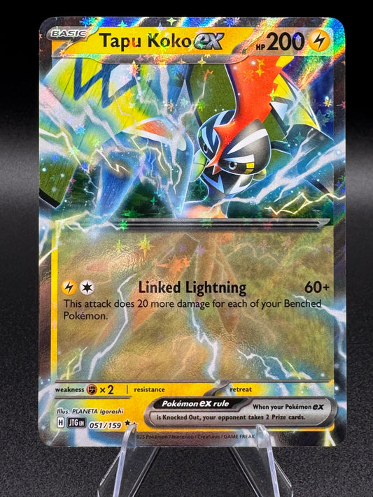 Pokemon TCG - Tapu Koko EX Double Rare 051/159 - Scarlet & Violet: Journey Together NM/M