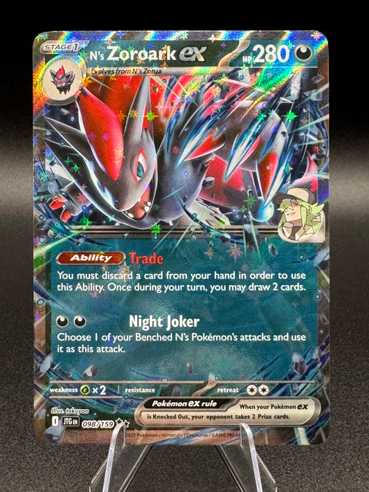 Pokemon TCG - N's Zoroark EX Double Rare 098/159 - Scarlet & Violet: Journey Together NM/M