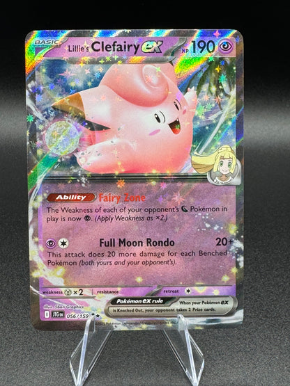 Pokemon TCG - Lillie's Clefairy EX Double Rare 056/159 - Scarlet & Violet: Journey Together NM/M