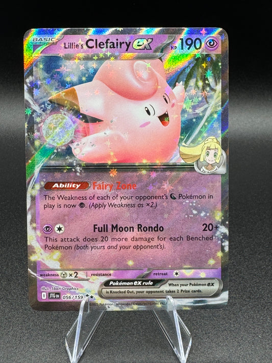 Pokemon TCG - Lillie's Clefairy EX Double Rare 056/159 - Scarlet & Violet: Journey Together NM/M