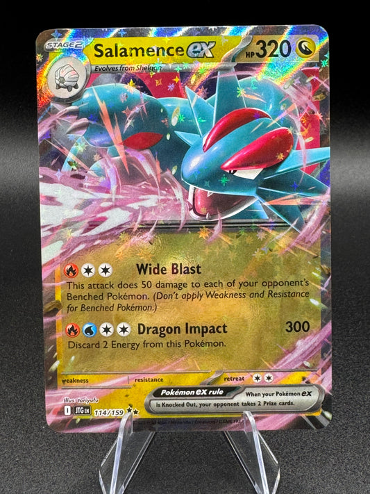 Pokemon TCG - Salamence EX Double Rare 114/159 - Scarlet & Violet: Journey Together NM/M