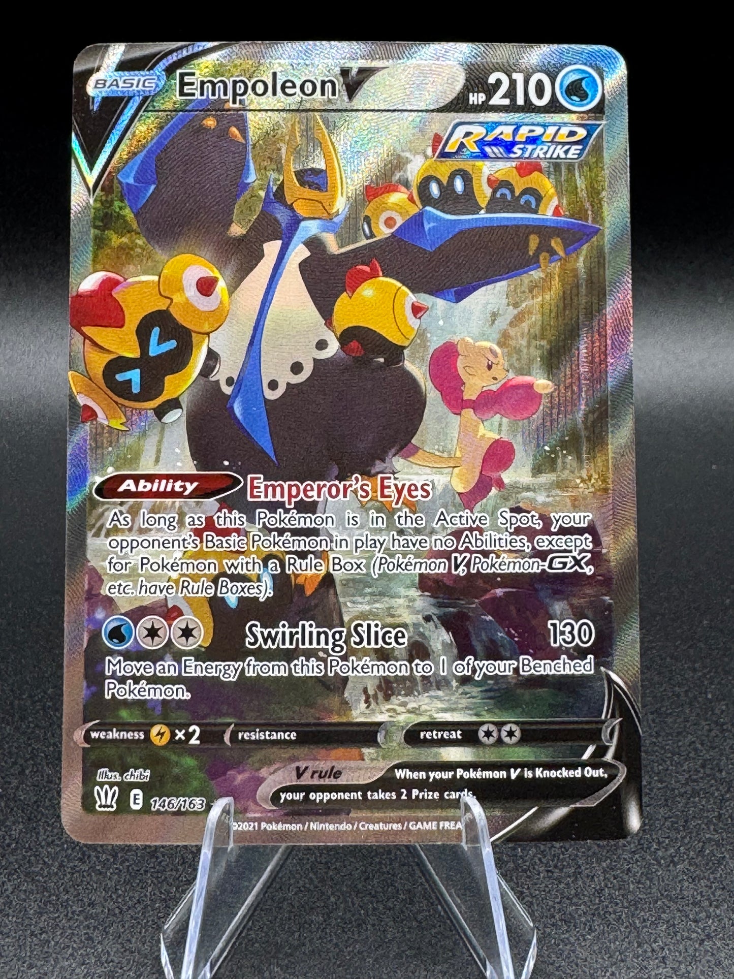Pokemon TCG  Empoleon V Alternate Full Art146/163 Battle Styles Ultra Rare NM/M - Single