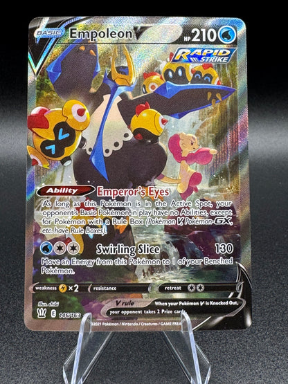 Pokemon TCG  Empoleon V Alternate Full Art146/163 Battle Styles Ultra Rare NM/M - Single