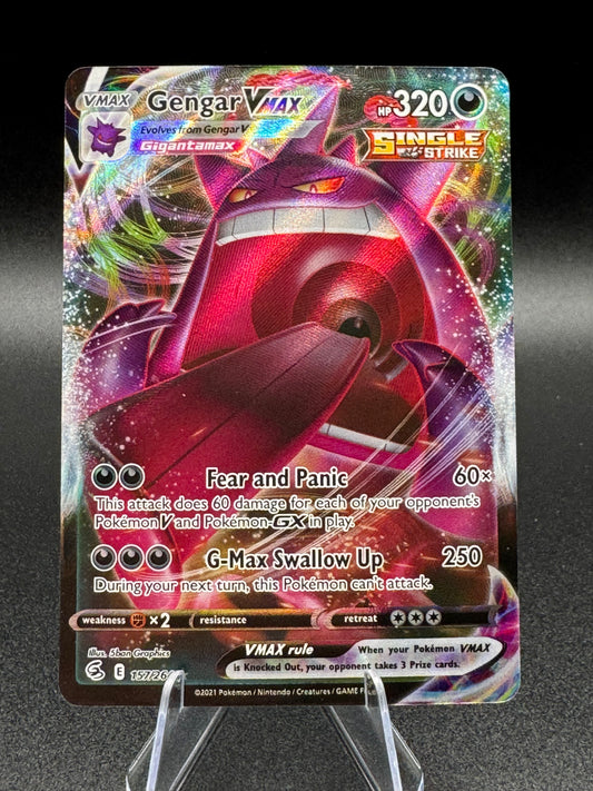 Pokemon Gengar VMAX 157/264 Swsh08: Fusion Strike NM Holo Pack Fresh Ultra Rare