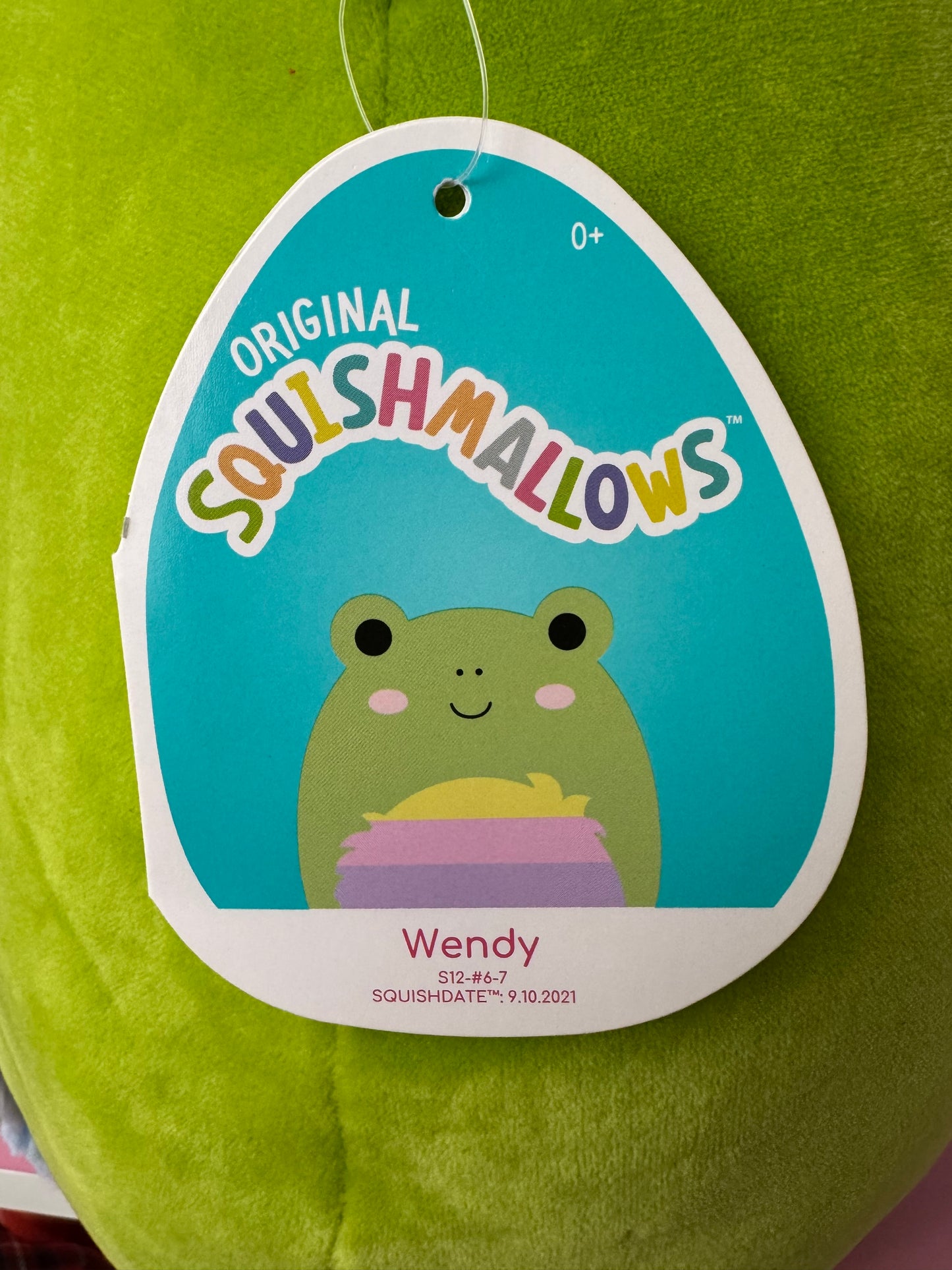 Squishmallows Wendy the Frog Rainbow 12" Plush New With Tags NWT