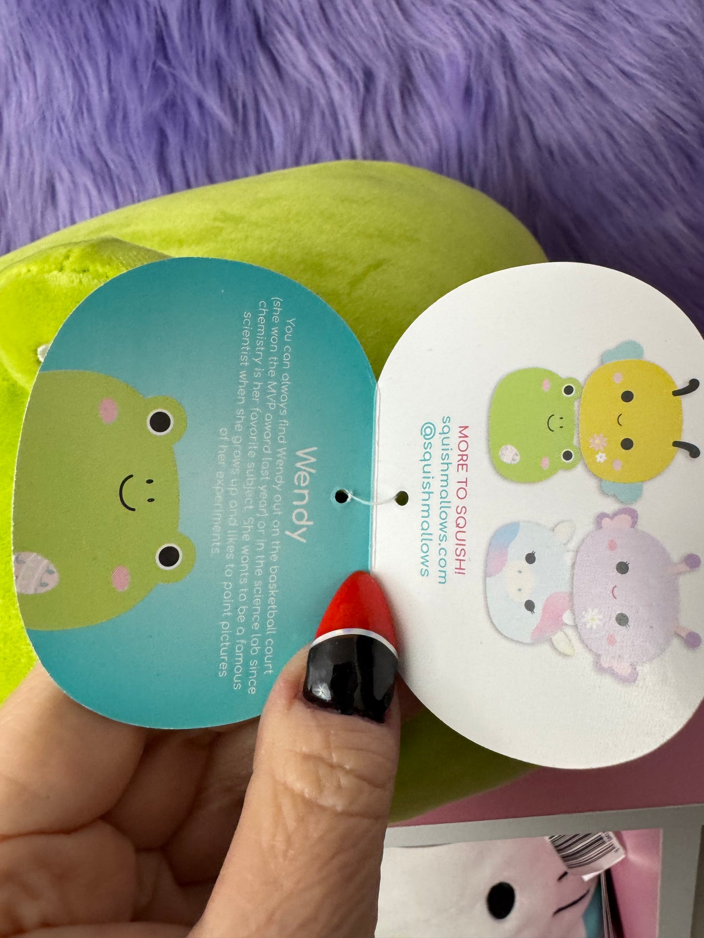 SQUISHMALLOWS wendy the frog EASTER STACKABLE 12" new with tag NWT