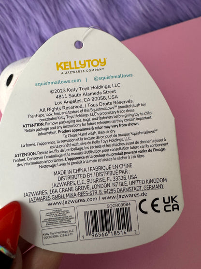 NEW NWT Squishmallow Mushroom Clip Malcolm 3” 3.5 Inch Soft Plush Keychain NWT