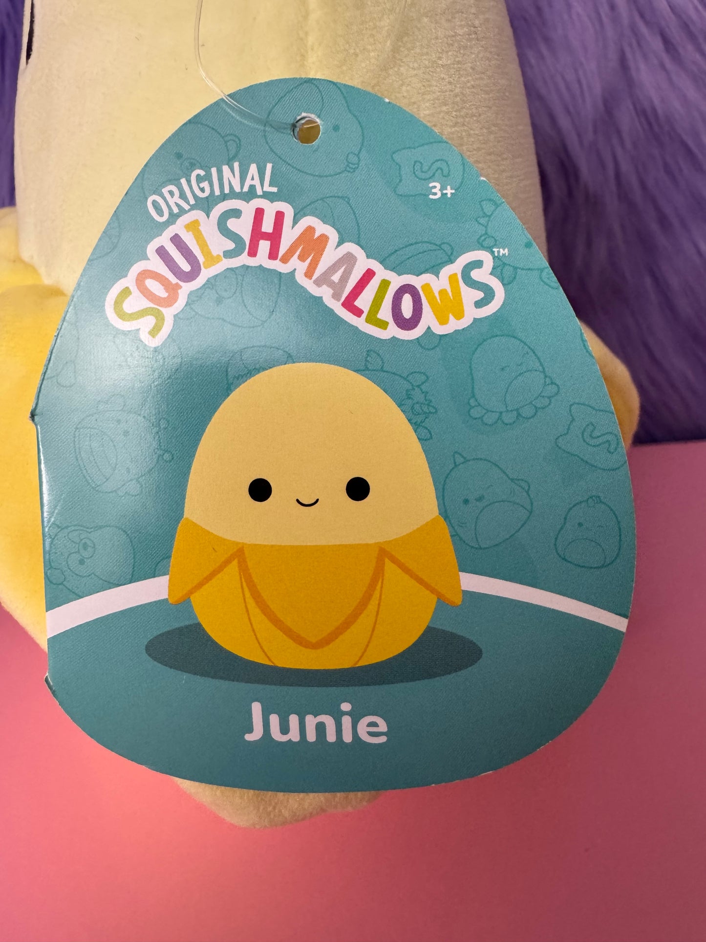 SQUISHMALLOWS 7 - 7.5" JUNIE the Banana RARE 2023 release yellow NWT