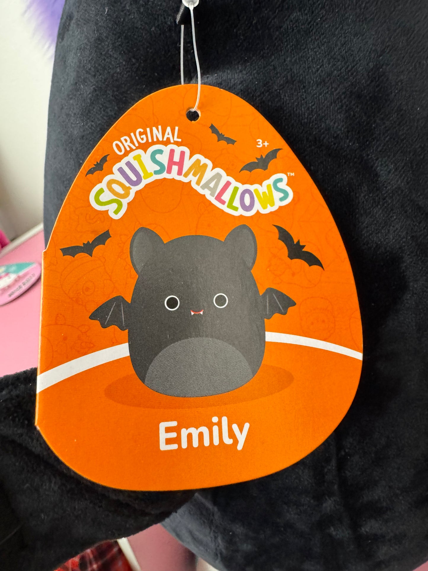 Squishmallows KellyToys 12 inch Halloween Emily the Black Bat Plush NWT