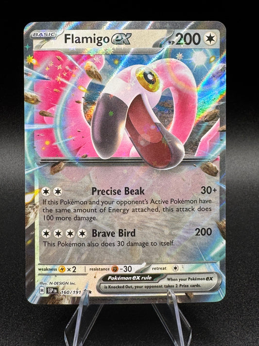Flamigo ex 160/191 - S&V: Surging Sparks Double Rare - Pokémon TCG (NM)