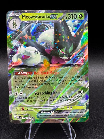 🔥Pokémon TCG-Meowscarada ex-015/193-Paldea Evolved-Double Rare-Holo-M/NM - Single