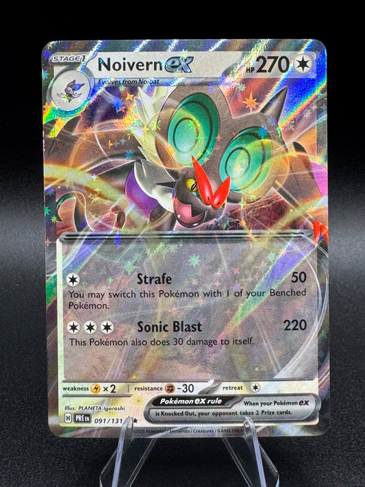 Pokémon TCG Noivern EX 069/091 Paldean Fates Pokemon Card Double Rare NM/M