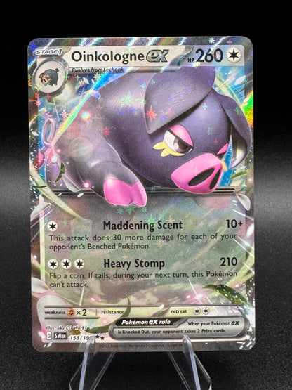 Oinkologne ex 158/198 Scarlet & Violet Base Double Rare Holo Pokemon TCG NM