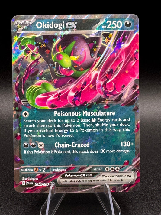 Pokémon TCG Okidogi ex - 036/064 Double Rare - SV: Shrouded Fable (SFA) NM
