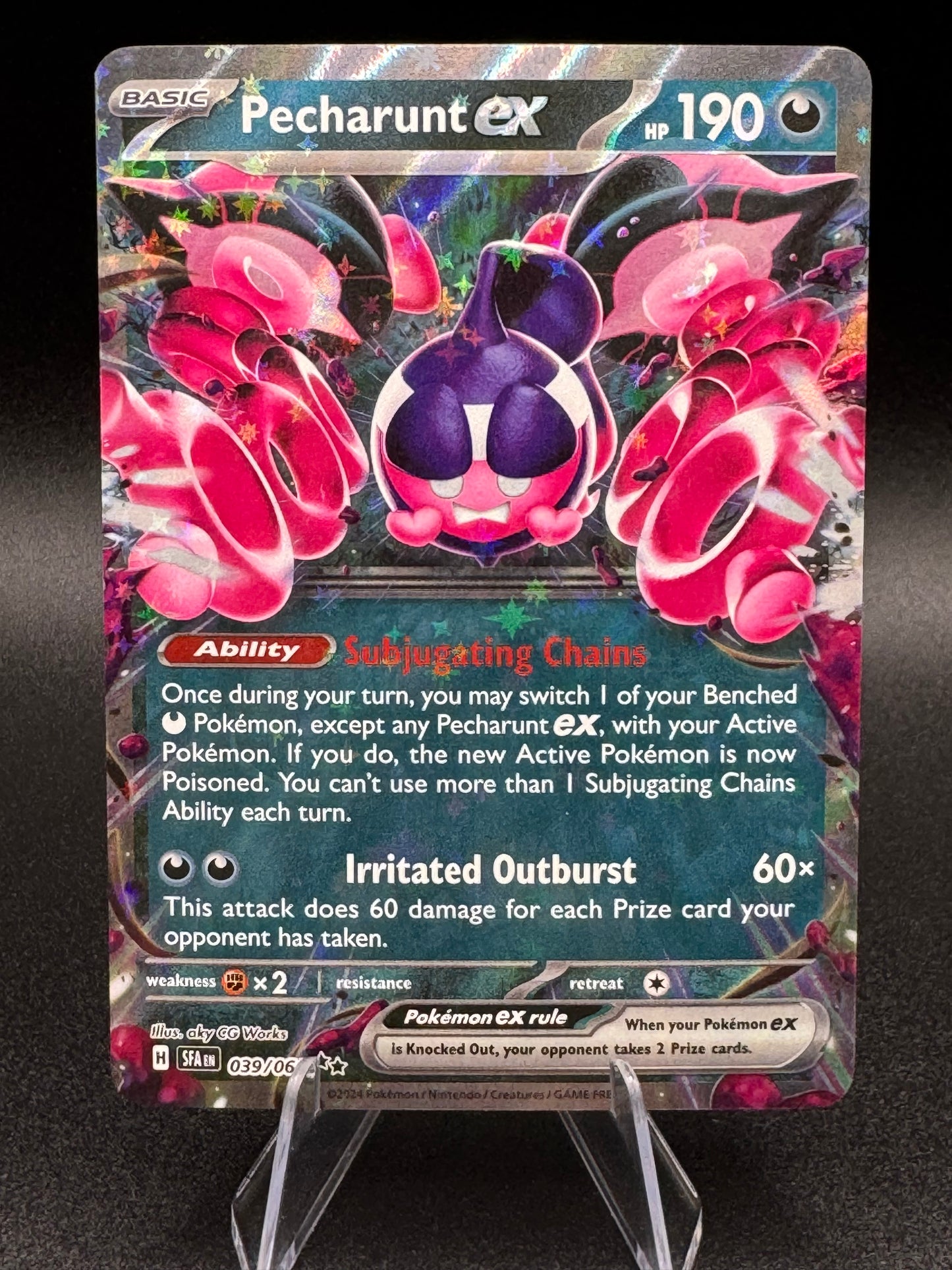 Pecharunt ex 039/064 - Shrouded Fable - Pokemon TCG - Double Rare NM/M