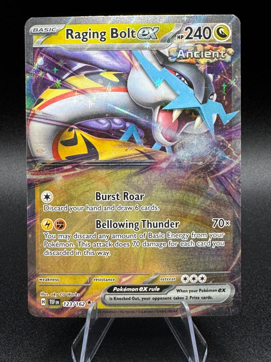 Raging Bolt ex 123/162 Sv05 - Pokemon Temporal Forces - Ultra Rare NM/M