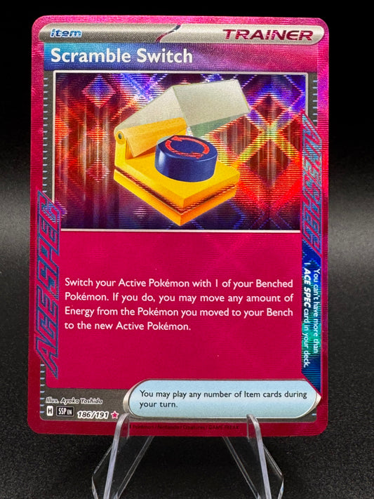 Scramble Switch 186/191 Pokemon Surging Sparks ACE SPEC Pokémon TCG 2024 NM/M