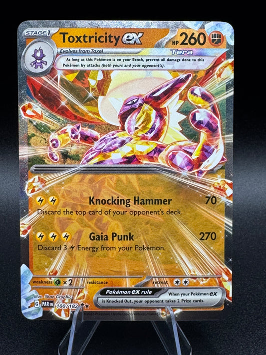 Pokémon TCG Toxtricity ex Paradox Rift 100/182 Holo Double Rare NM/M